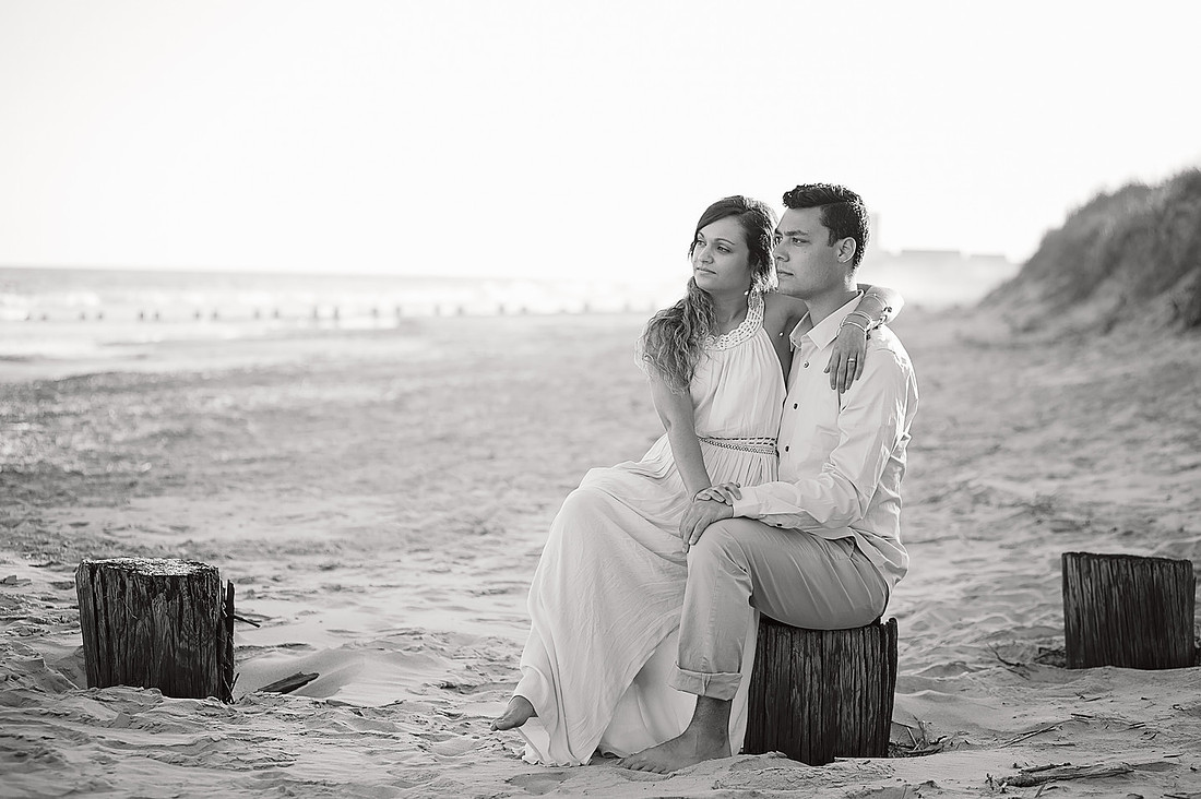 folly beach, beach, sunset,  beach dress, couple, summerville photographer, family photographer